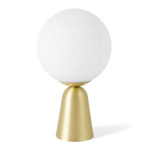 Stolná lampa Lunar so zlatým podstavcom, Ø 20 cm