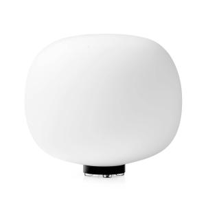 Stolná lampa Bombo mliečne sklo výška 18cm Ø 19 cm