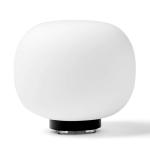 Stolná lampa Bombo mliečne sklo výška 27cm Ø 30 cm