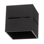 Stropné svietidlo Top, čierne telo