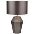 Stolná lampa Polygon so skleneným podstavcom