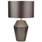 Stolná lampa Polygon so skleneným podstavcom