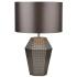 Stolná lampa Polygon so skleneným podstavcom
