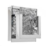 Nástenné LED svietidlo Piros zo skla