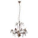 Visiaci luster Teresa s krištáľmi, 5-plameňový