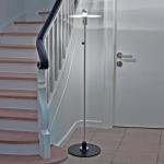 TECNOLUMEN Pap, Bauhaus, stojaca lampa Gyula Pap