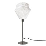Stolná lampa Lamell z biomateriálu, Ø 25 cm