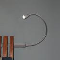 LED lampa na čítanie Berta s ohybným ramenom