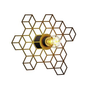 Lucande Alexaru nástenné svietidlo, čierna