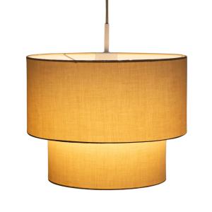 Pauleen Soft Shine závesná lampa z béžovej látky