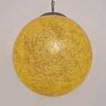 Závesná lampa Narziso, jantár