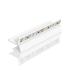 EVN APTBU Al-profil smerujúci k stene 200cm biela