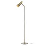 Stojaca lampa Peak, variabilná, starožitná mosadz