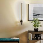 Nástenné LED svietidlo Shanghai 1-pl. 3000K čierna