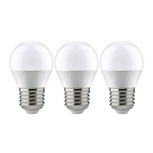 Paulmann LED kvapka E27 5,5W 2700K opál 3 kusy
