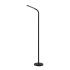 Lindby Romila stojaca LED lampa v čiernej