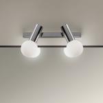 LEDS-C4 Mist nástenné svietidlo 2-pl., chróm