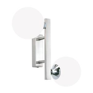 Nástenné svietidlo Snowwhite, sklenené gule, nikel