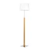 Aluminor Quatro Up stojaca lampa svetlý dub/chróm
