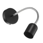 Nástenné svietidlo Maxi flexibilné rameno, čierna