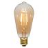 E27 filament LED žiarovka 0,75W 2 000K sklo jantár