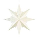 Dekoračná hviezda Mini z kovu, biela