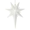 Dekoračná hviezda Betlehem z kovu biela