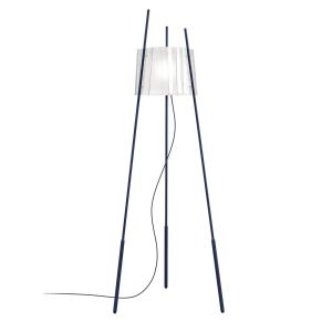 Kundalini Tyla stojaca lampa, stmiev., tmavomodrá