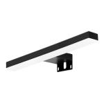 Zrkadlové LED svietidlo Veronica šírka 30cm čierna