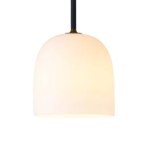 GUBI Howard závesná lampa Ø 16 cm, gunmetal/biela