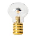 Ingo Maurer Bulb Brass stolná LED lampa, mosadz