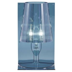 Kartell Take dizajnérska stolná lampa, svetlomodrá