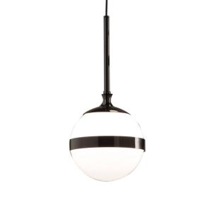 Závesná lampa Peggy biela/čierna