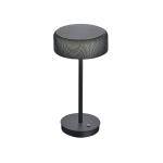 BANKAMP Mesh stolná LED lampa, stmievač, čierna