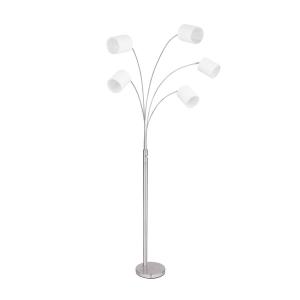 Stojaca lampa Ava textilné tienidlá piesková 5-pl.