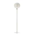 Stojaca lampa Flechtwerk, guľa, silk
