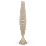 Stojaca lampa Diamant z biomateriálu linen, 115 cm