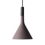 Foscarini Aplomb Mini závesná lampa z betónu hnedá