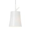 Foscarini Birdie piccola závesná lampa, biela