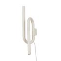 Foscarini Tobia nástenné LED svietidlo kábel biela