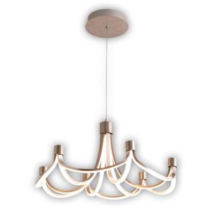 Závesné LED svetlo Festos nikel matná stmievateľná