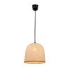 Závesná lampa Casper, ratanové tienidlo, Ø 35 cm