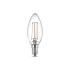 Philips LED sviečka filament E14 2W 2700K 2 kusy