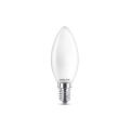 Philips LED sviečka B35 E14 4,3W 2700K opálová 2ks