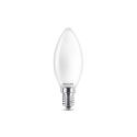 Philips LED sviečka B35 E14 4,3W 2700K opálová 2ks