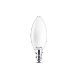 Philips LED sviečka B35 E14 4,3W 2700K opálová 2ks