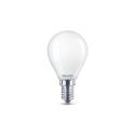 Philips kvapková LED E14 4,3W 2 700K opálová 2ks