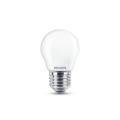 Philips LED žiarovka E27 P45 4,3W 2700K opál 2 ks