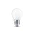 Philips LED žiarovka E27 P45 4,3W 2700K opál 2 ks