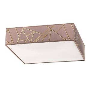 Stropné svietidlo Zulu staroružová/zlatá okrúhle